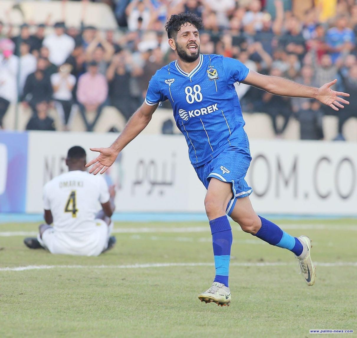 الجوية يعلن نهاية الموسم الكروي لمهاجم الفريق مهند عبد الرحيم